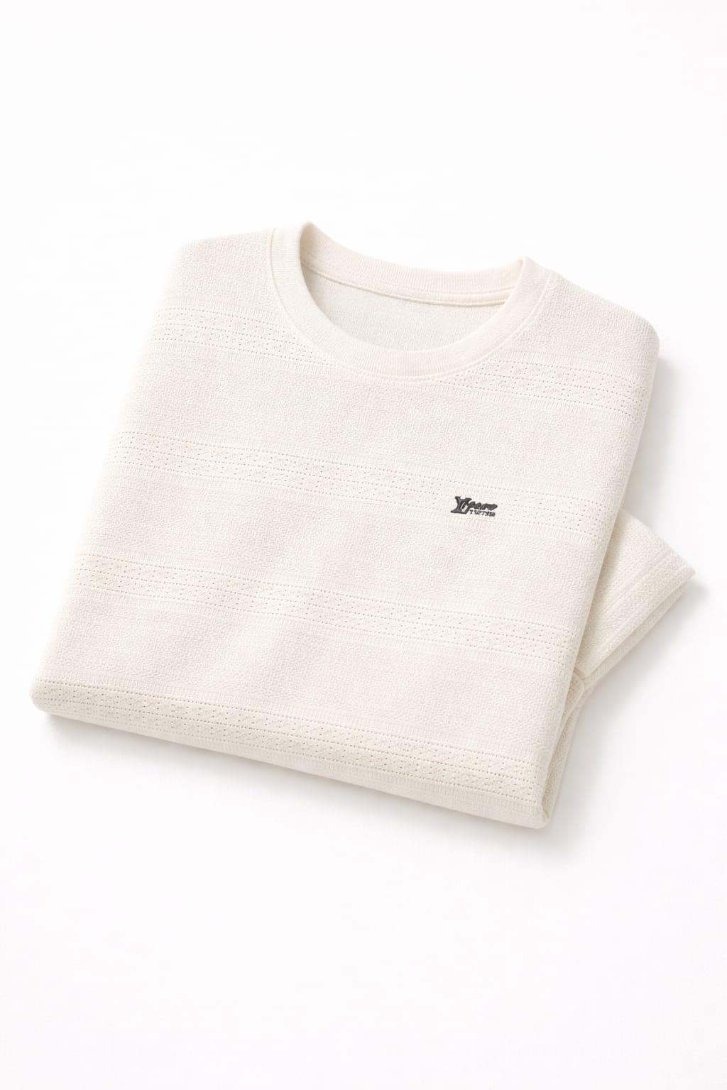 Premium White Crew Neck T-Shirt – Breathable Airflow Design